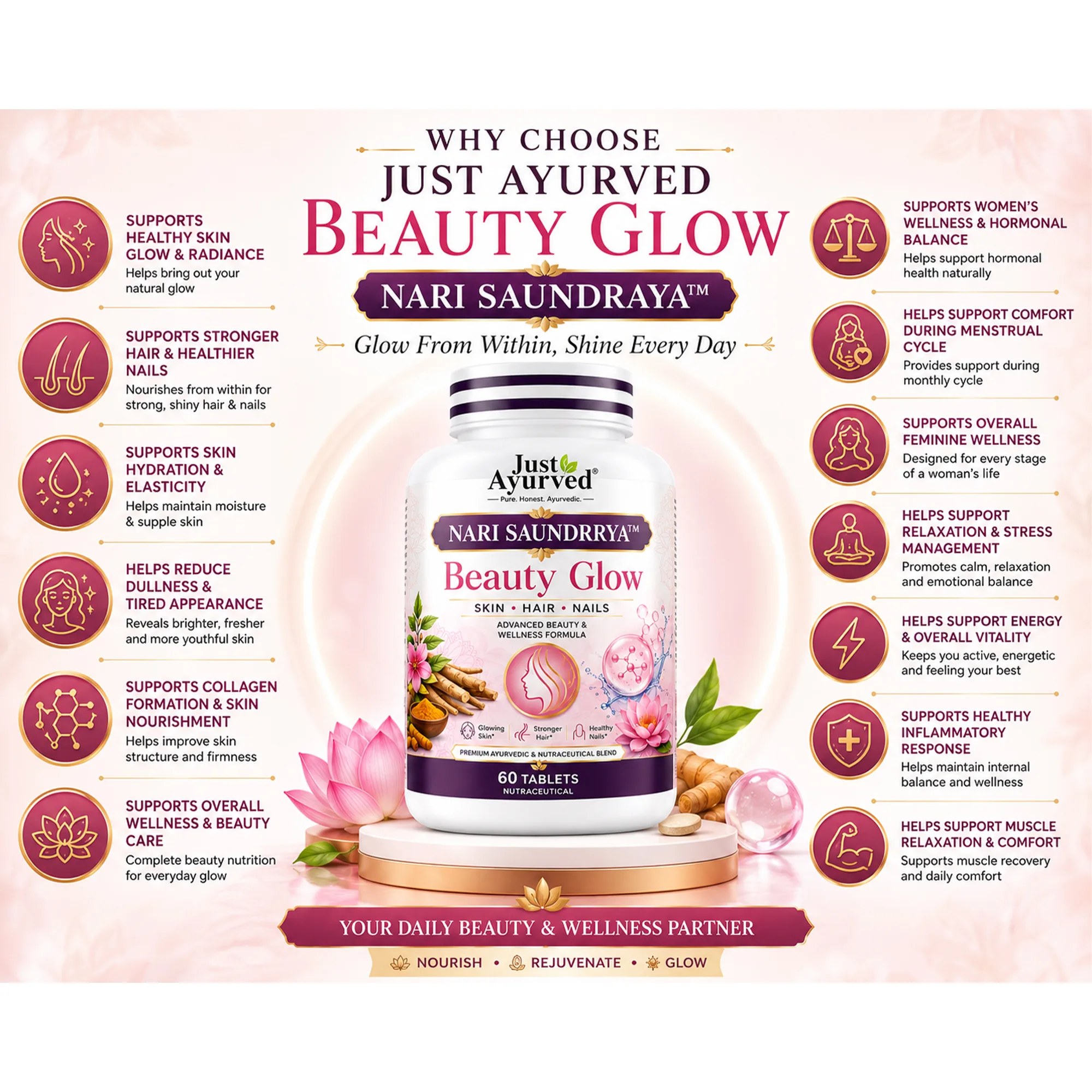 Just Ayurved Beauty Glow 