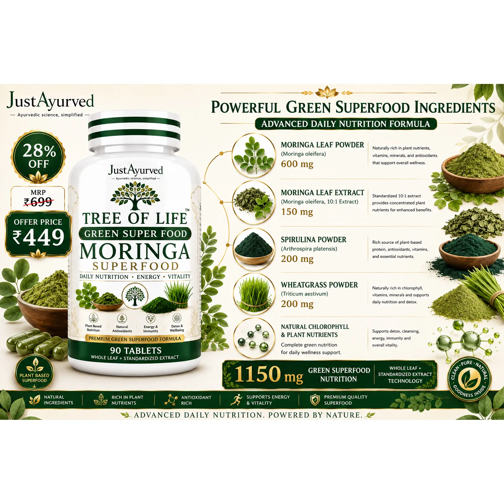 Moringa Superfood Tablet
