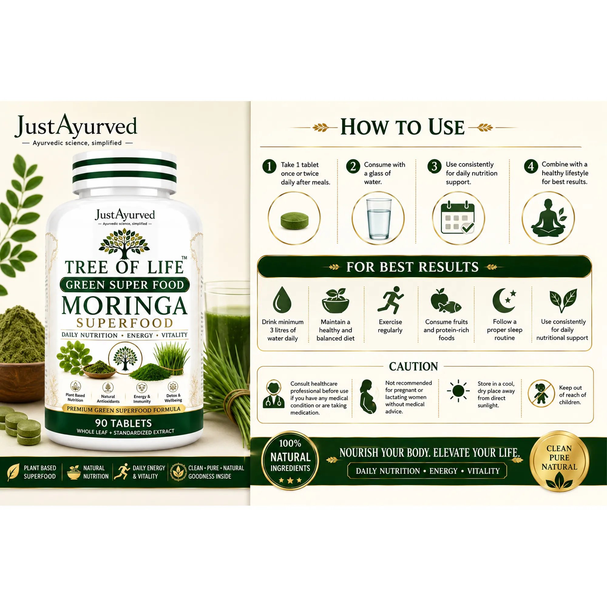 Moringa Superfood Tablet