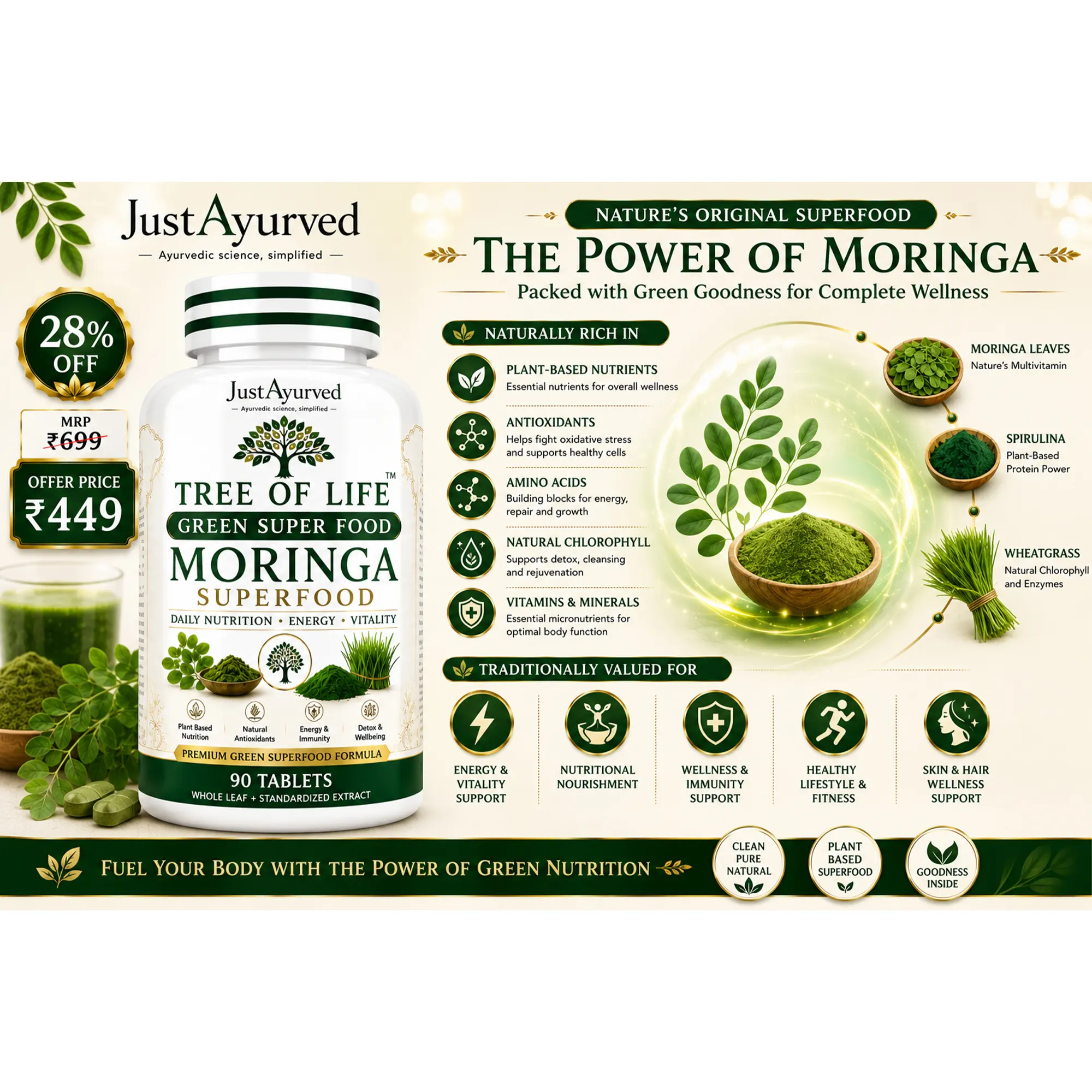 Moringa Superfood Tablet