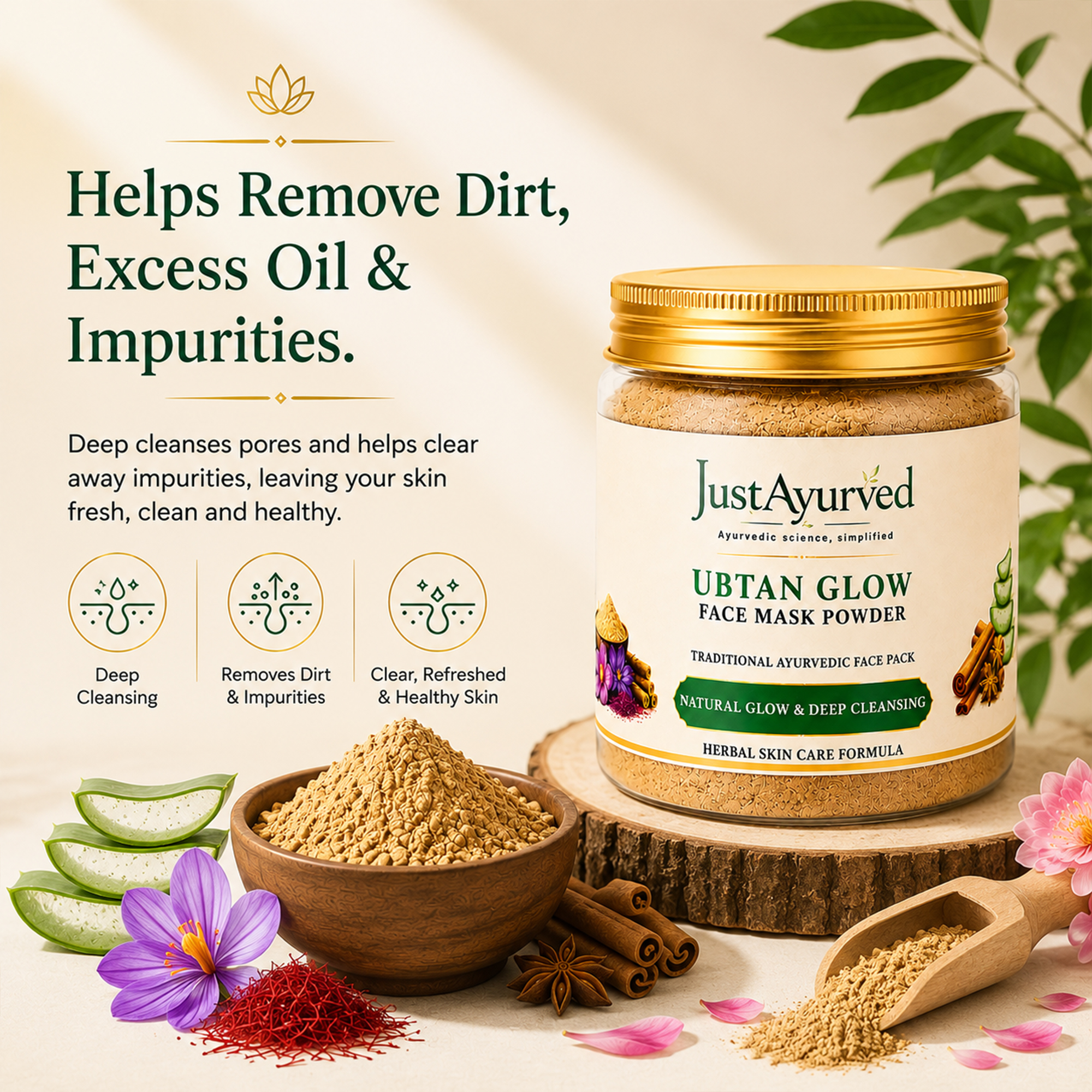Ubtan Glow Face Mask Powder