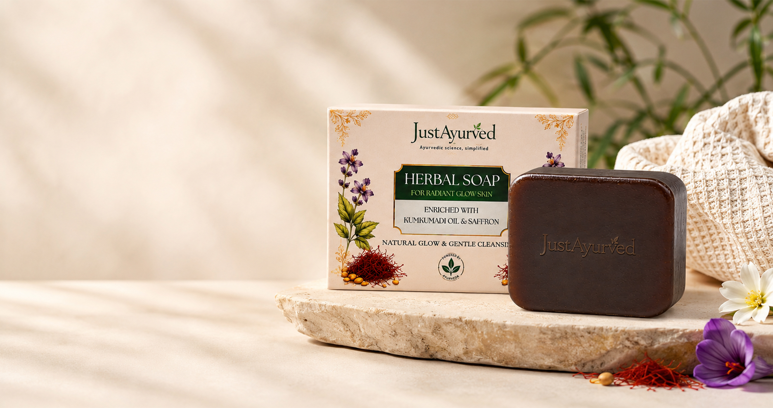 Just Ayurved Herbal Soap how to use