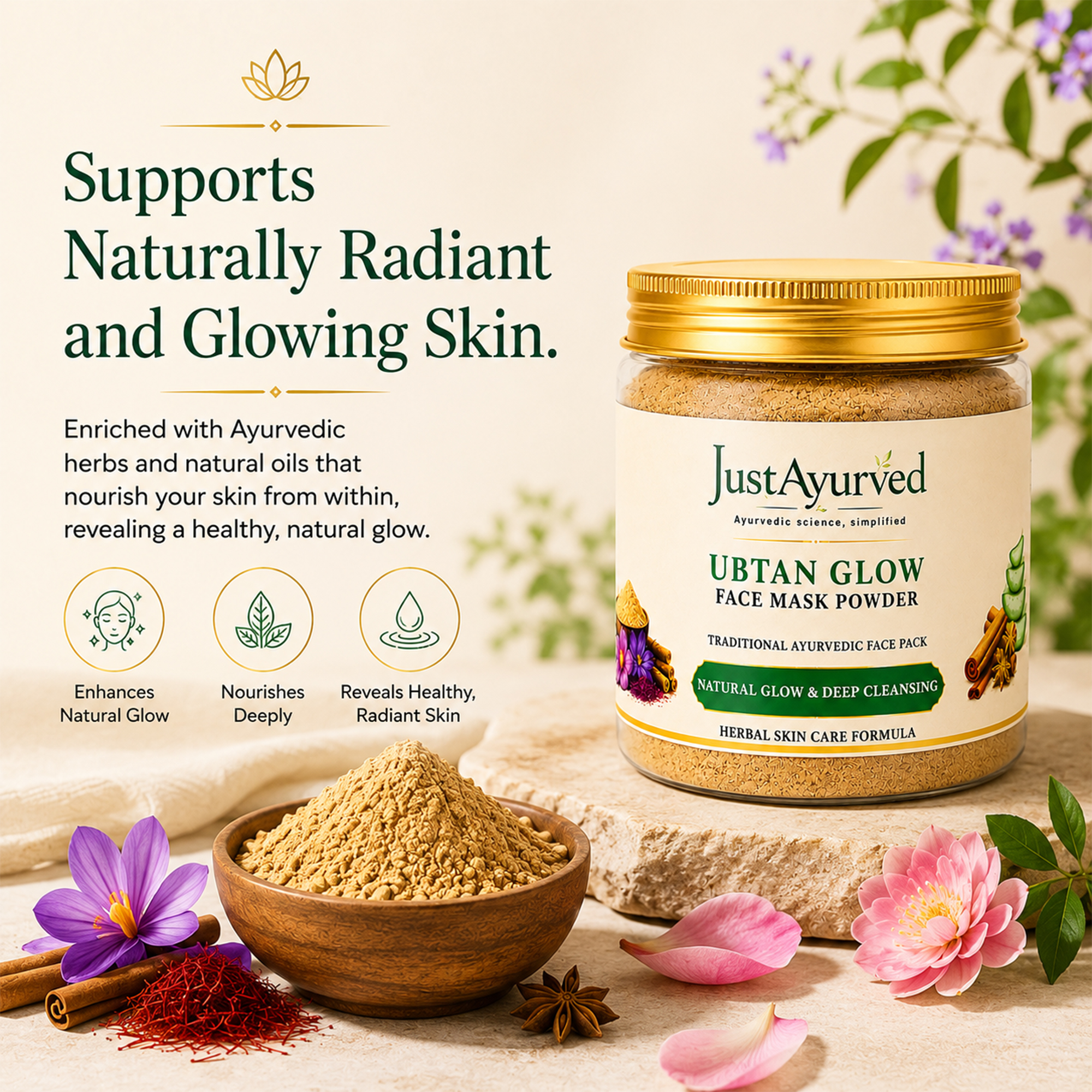 Ubtan Glow Face Mask Powder