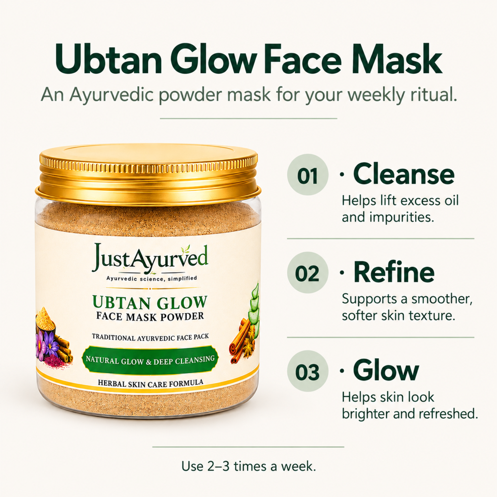 Ubtan Glow Face Mask Powder