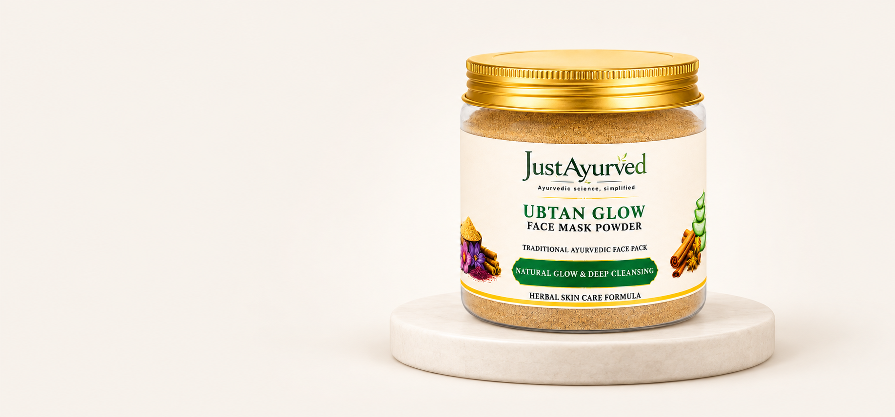 Ubtan Glow Face Mask Powder how to use