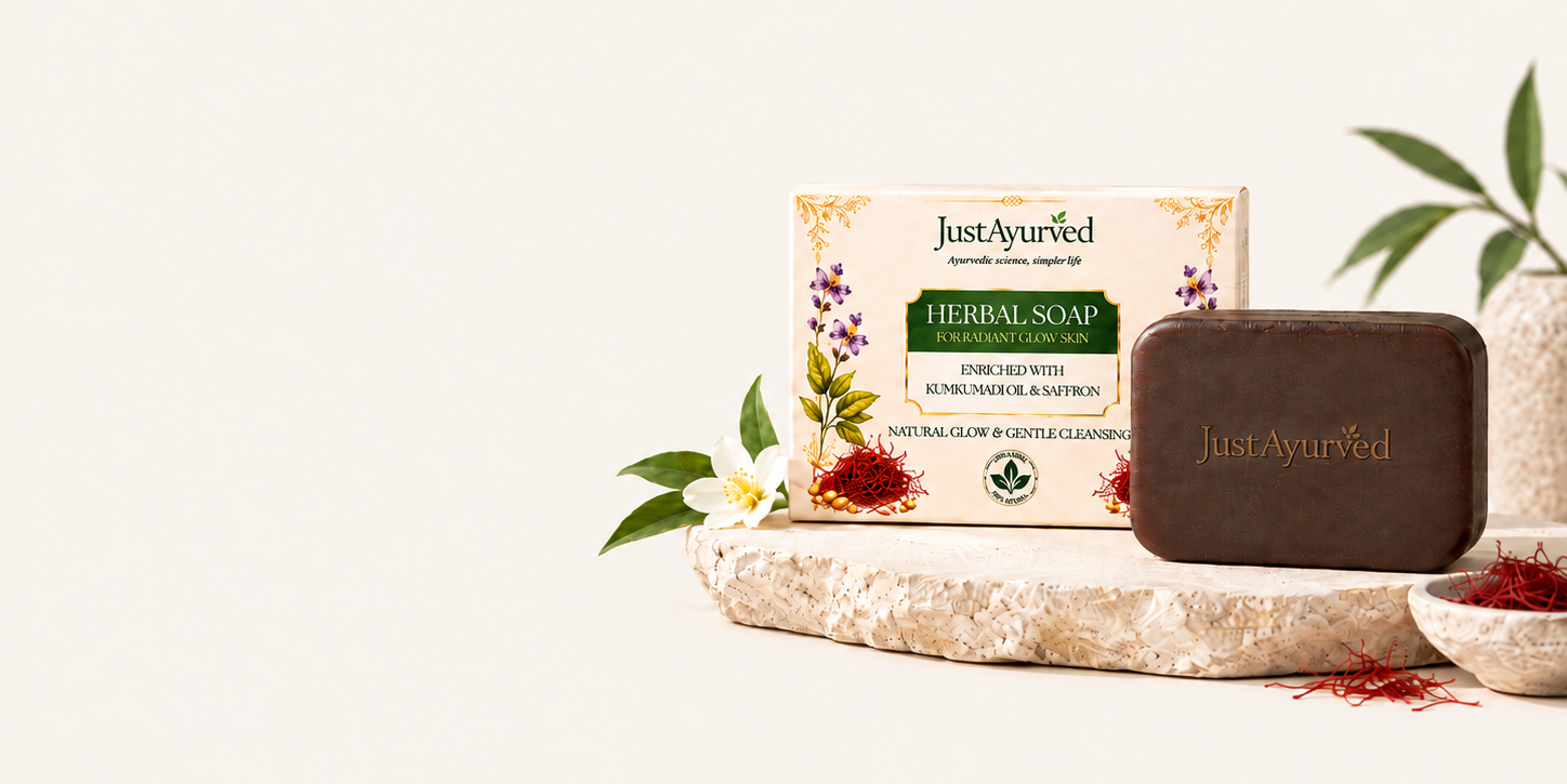Just Ayurved Herbal Soap how to use